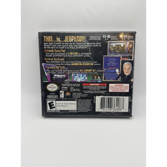 Jeopardy (Nintendo DS, 2010) Brand New Sealed - Picture 2 of 4